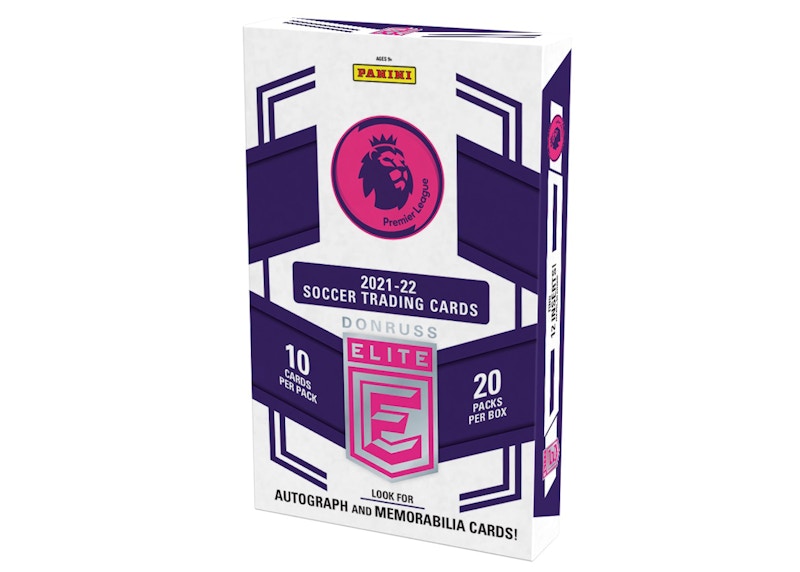 2021-22 Topps Donruss Elite Premier League Soccer Retail Box (UK Exclusive)