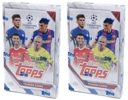 2021-22 Topps UEFA Champions League Collection Soccer Hobby Box 2x Lot 2021-22 Topps UEFA Champions League Collection Soccer Hobby Box 2x Lot