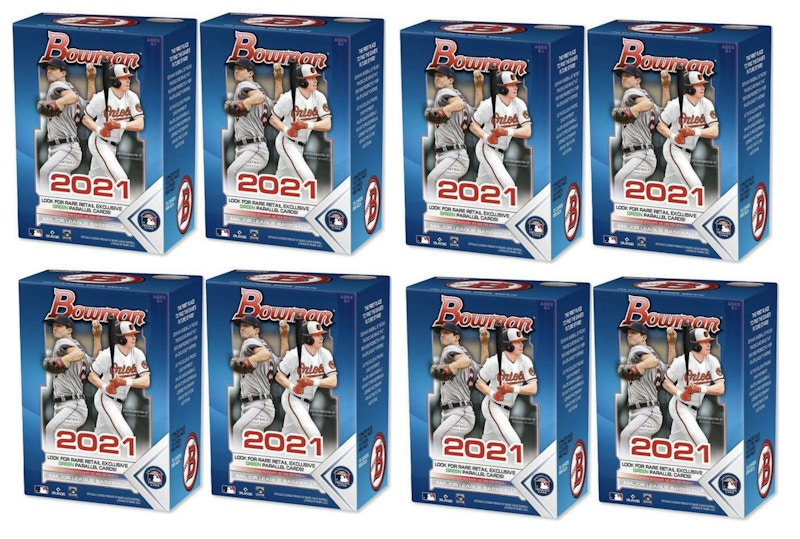 Buy 2021年 Bowman 棒球爆盒 8盒装套组