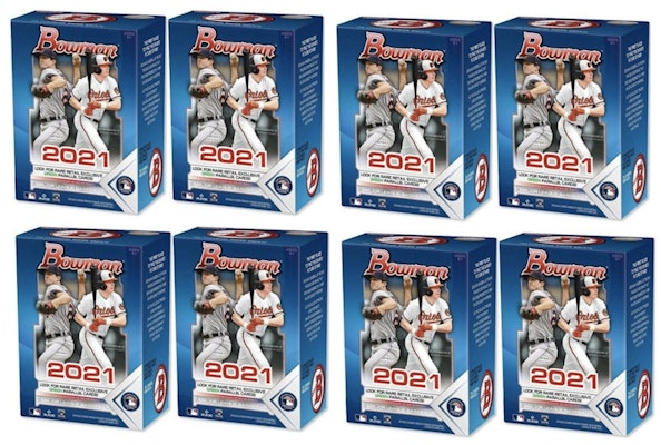 2021 Bowman Baseball Blaster Box 8x Lot Buy 2021 Bowman Baseball Blaster Box 8x Lot