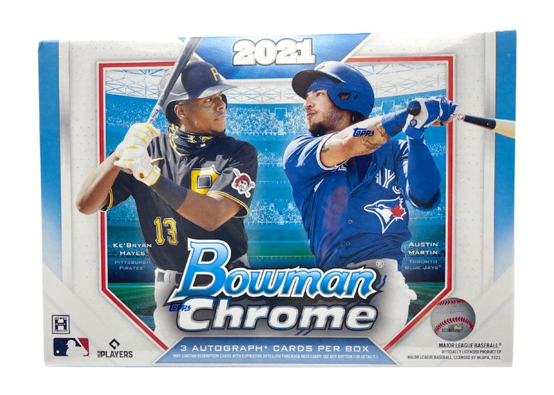 2021 Bowman Chrome Baseball HTA Jumbo Box