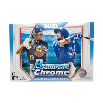 2021 Bowman Chrome Baseball HTA Jumbo Box