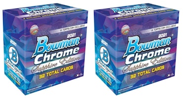 2021 Bowman Chrome Sapphire Edition Baseball Box 2x Lot 2021 Bowman Chrome Sapphire Edition Baseball Box 2x Lot
