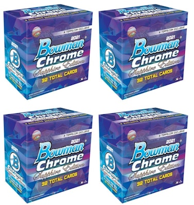 2021 Bowman Chrome Sapphire Edition Baseball Box 4x Lot Buy 2021 Bowman Chrome Sapphire Edition Baseball Box 4x Lot