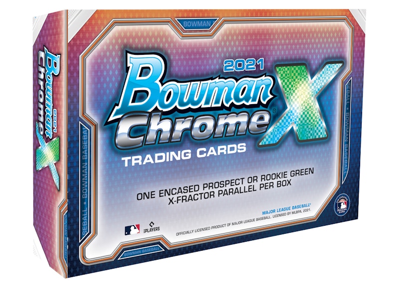 Buy 2021 Bowman Chrome X 野球カードボックス

