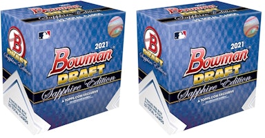 2021 Bowman Draft Sapphire Edition Baseball Hobby Box 2x Lot 2021 Bowman Draft Sapphire Edition Baseball Hobby Box 2x Lot