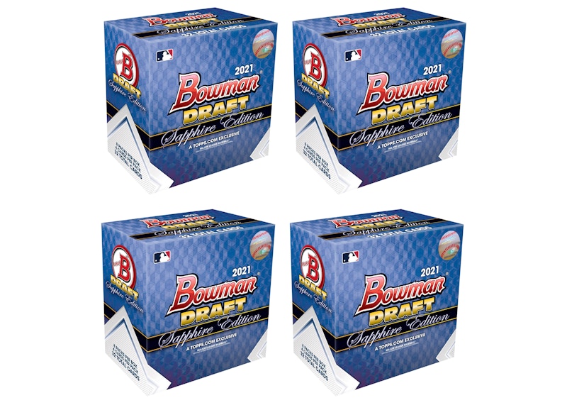 2021 Bowman Draft Sapphire Edition Baseball Hobby Box 4x Lot