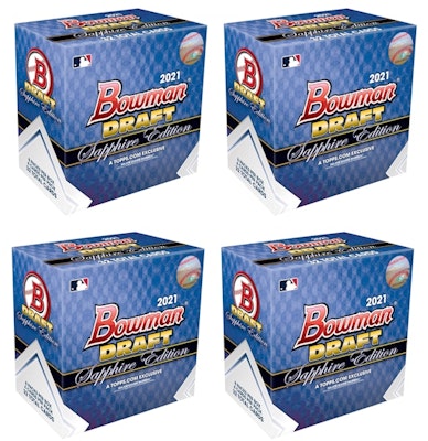 2021 Bowman Draft Sapphire Edition Baseball Hobby Box 4x Lot Buy 2021 Bowman Draft Sapphire Edition Baseball Hobby Box 4x Lot