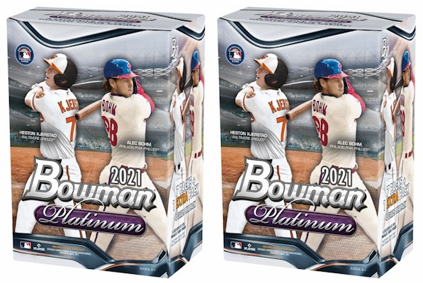 2021 Bowman Platinum Baseball Blaster Box 2x Lot Buy 2021 Bowman Platinum Baseball Blaster Box 2x Lot