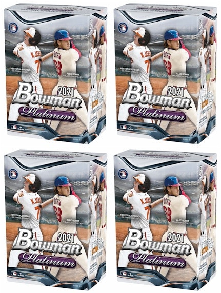 2021-bowman-platinum-baseball-blaster-box-4x-lot