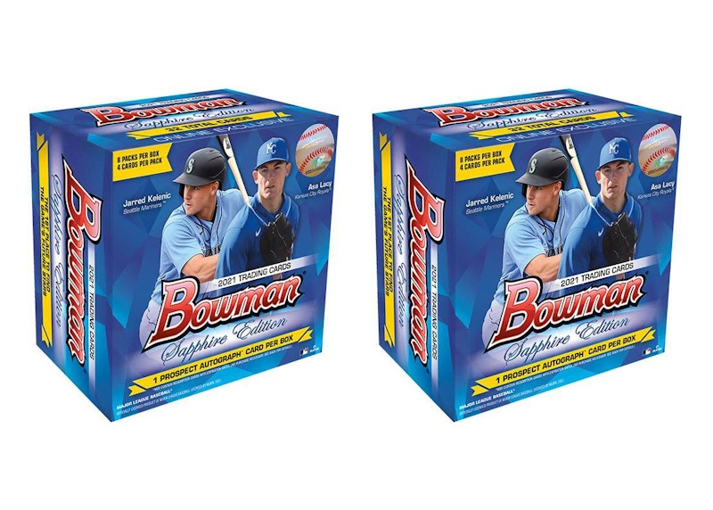 2021 Bowman Sapphire Edition Baseball Box 2x Lot
