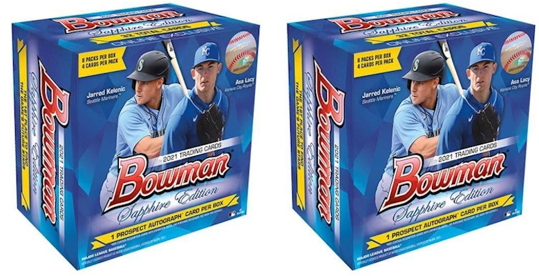 2021 Bowman Sapphire Edition Baseball Box 2x Lot Buy 2021 Bowman Sapphire Edition Baseball Box 2x Lot