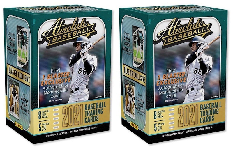 2021-panini-absolute-baseball-blaster-box-2x-lot