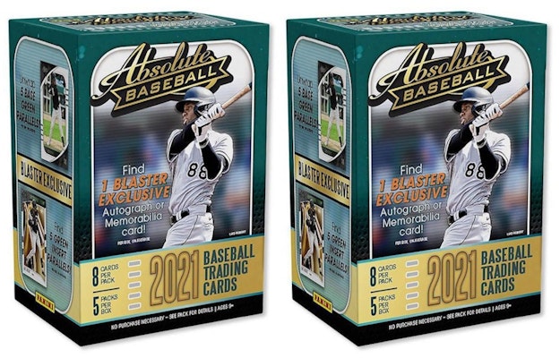 2021 年 Panini Absolute 棒球閃卡盒 2 盒組 Buy 2021 年 Panini Absolute 棒球閃卡盒 2 盒組