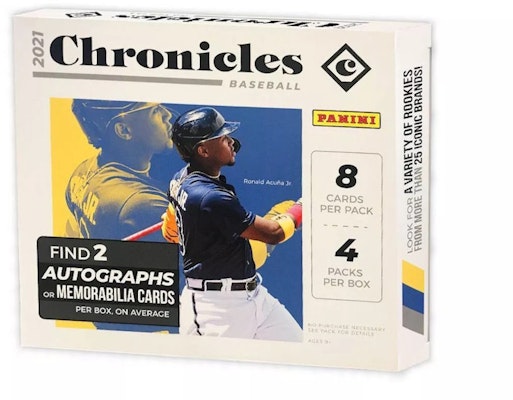 2021 Panini Chronicles Baseball Preferred Retail Box (4 Packs) Buy 2021 Panini Chronicles Baseball Preferred Retail Box (4 Packs)