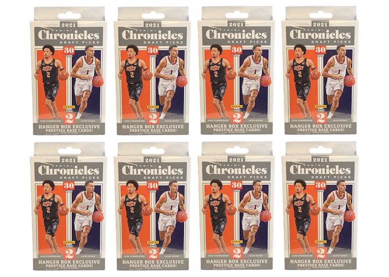 2021 Panini Chronicles Draft Picks Collegiate Basketball Hanger Box 8x Lot