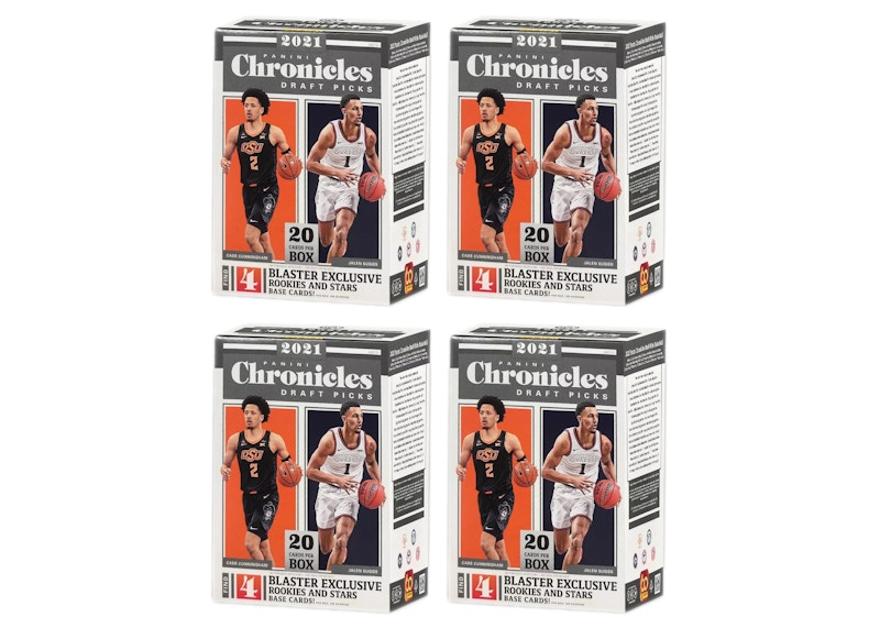 2021 Panini Chronicles Draft Picks Collegiate Basketball Blaster Box 4x Lot
