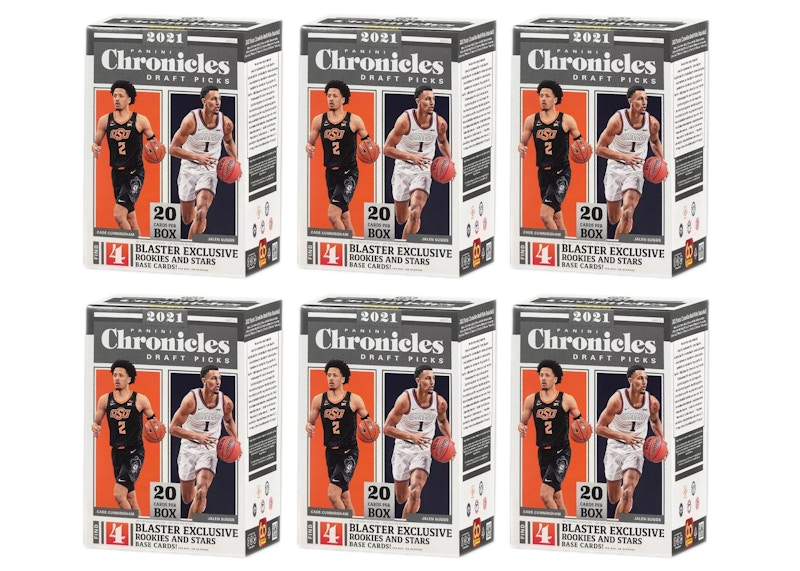 2021 Panini Chronicles Draft Picks Collegiate Basketball Blaster Box 6x Lot