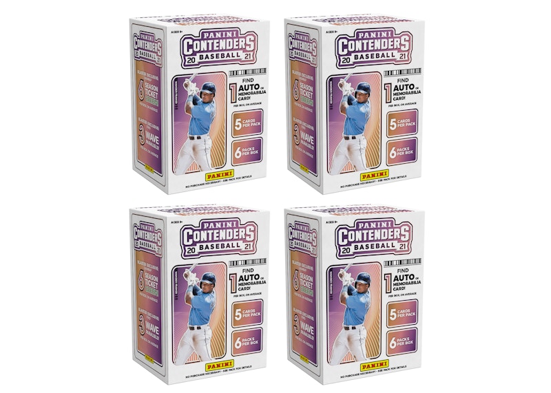 Buy 2021パニーニ・コンテンダーズBBブラスター4個セット
