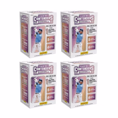 2021 Panini Contenders Baseball Blaster Box 4x Lot