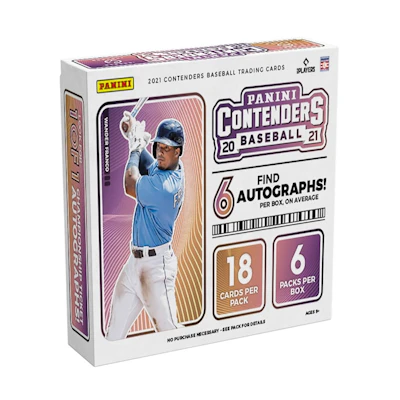 2021 Panini Contenders Baseball Hobby Box