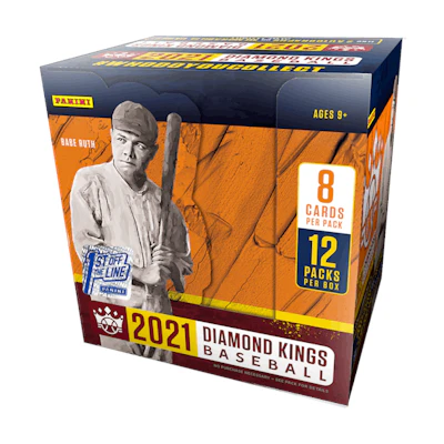 2021 Panini Diamond Kings Baseball 1st Off The Line Box