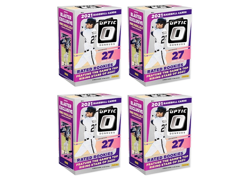 2021 Panini Donruss Optic Baseball Blaster Box 4x Lot