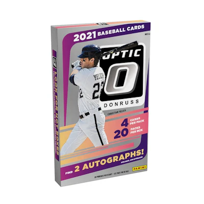 2021 Panini Donruss Optic Baseball Hobby Box