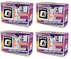 2021 Panini Donruss Optic Baseball Mega Box (Red Wave Parallels) 4x Lot 2021 Panini Donruss Optic Baseball Mega Box (Red Wave Parallels) 4x Lot