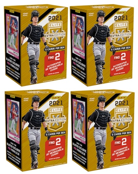 2021-panini-elite-extra-edition-baseball-blaster-box-4x-lot
