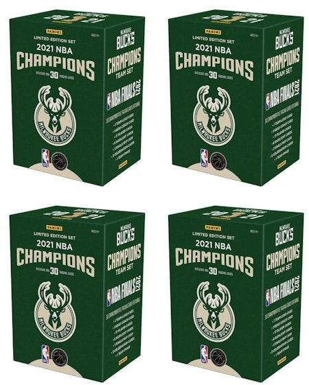 2021-panini-milwaukee-bucks-nba-finals-champions-30-card-team-set-4x-lot