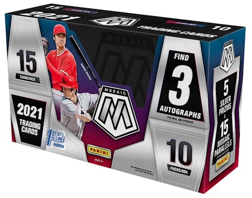 Kotak 2021 Panini Mosaic Baseball 1st Off The Line Buy Kotak 2021 Panini Mosaic Baseball 1st Off The Line
