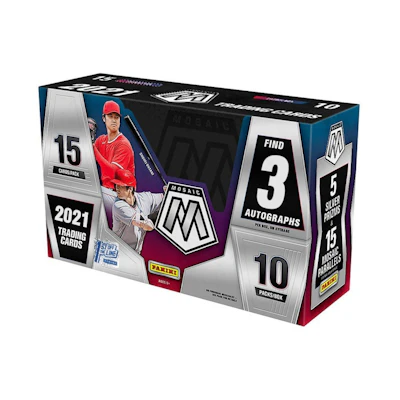 2021 Panini Mosaic Baseball 1st Off The Line Box