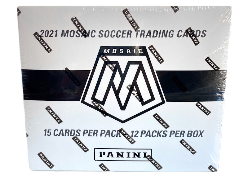 2021 Panini Mosaic UEFA Euro Soccer Factory Sealed Multi-Pack Cello Box