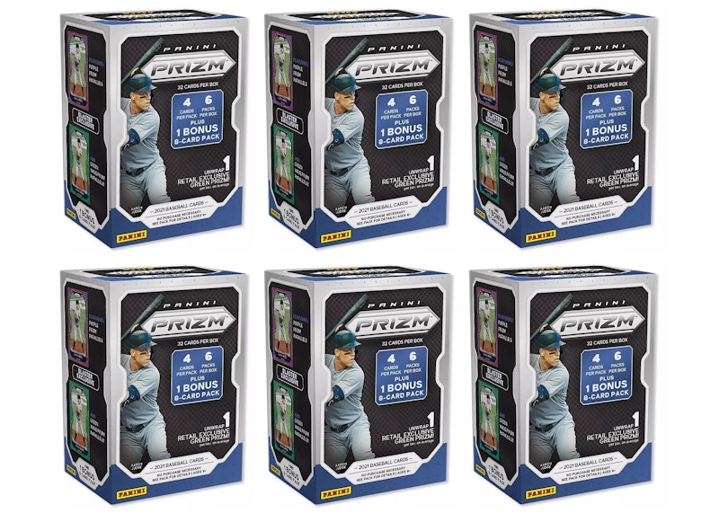 2021 Panini Prizm Baseball Blaster Box 6x Lot