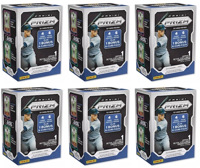 2021-panini-prizm-baseball-blaster-box-6x-lot