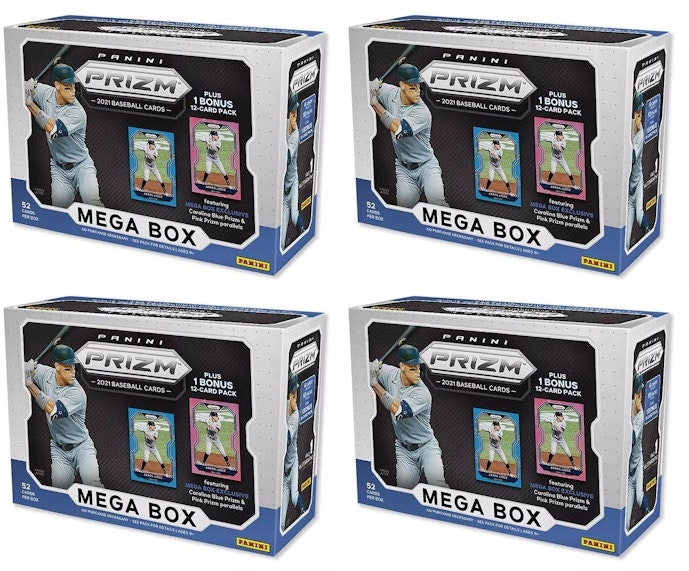 2021-panini-prizm-baseball-mega-box-carolina-blue-and-pink-prizm-4x-lot