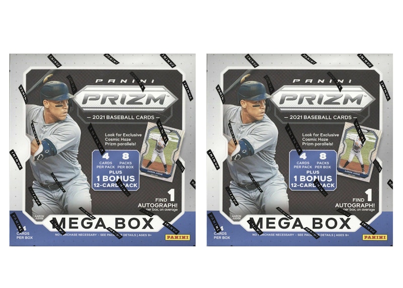 2021 Panini Prizm Baseball Mega Box (Cosmic Haze Prizm) 2x Lot