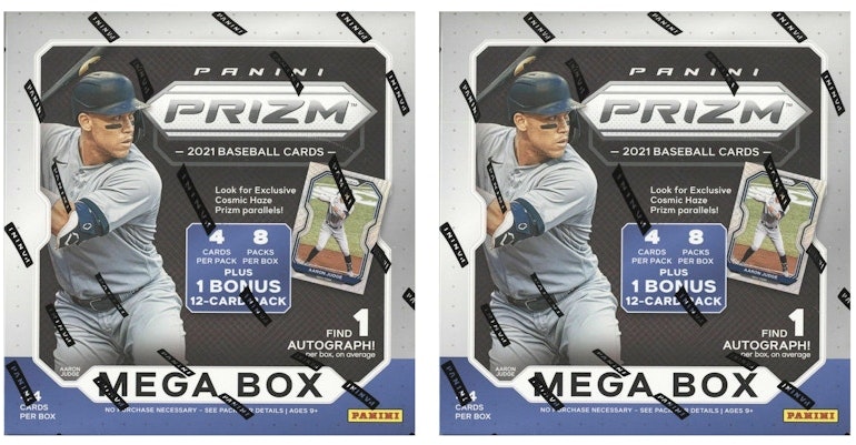 2021-panini-prizm-baseball-mega-box-cosmic-haze-prizm-2x-lot