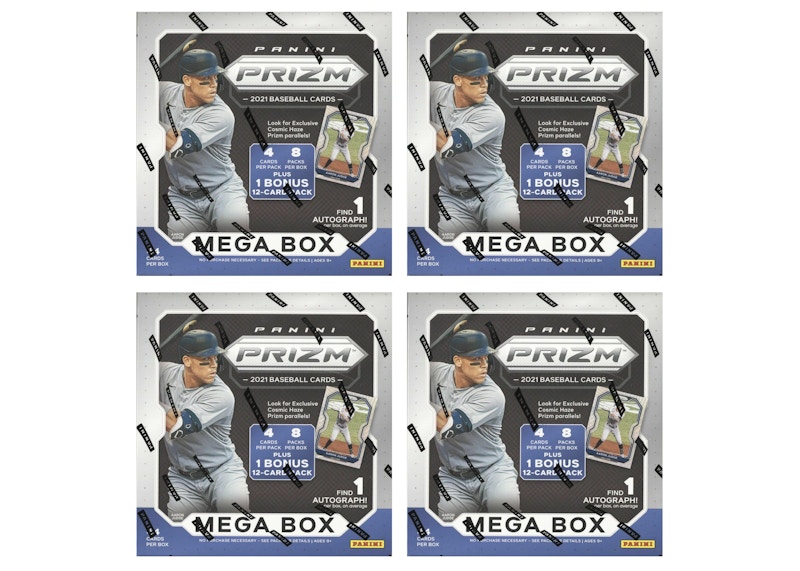 2021 Panini Prizm Baseball Mega Box (Cosmic Haze Prizm) 4x Lot