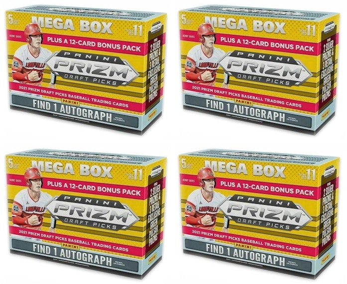 2021-panini-prizm-draft-picks-collegiate-baseball-mega-box-target-4x-lot