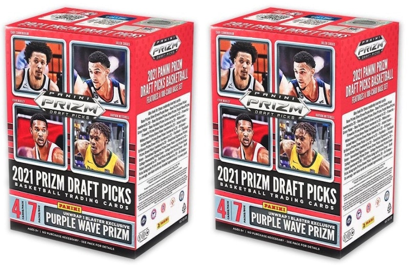 2021-panini-prizm-draft-picks-collegiate-basketball-blaster-box-2x-lot