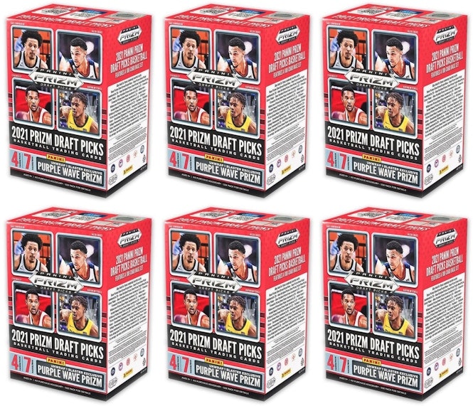 2021-panini-prizm-draft-picks-collegiate-basketball-blaster-box-6x-lot