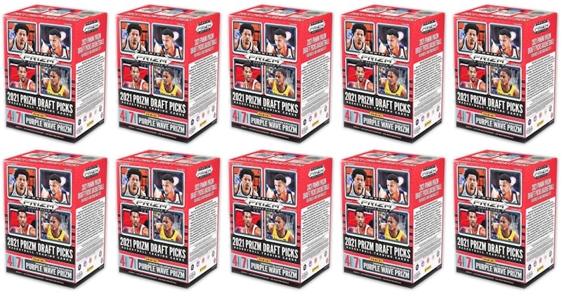 2021-panini-prizm-draft-picks-collegiate-basketball-blaster-box-10x-lot