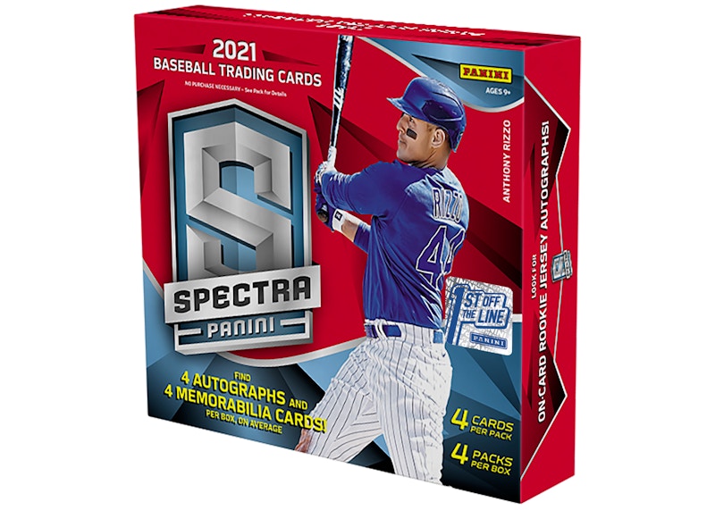 Buy Kotak Panini Spectra Baseball 2021 Edisi Pertama Keluaran Terbaru