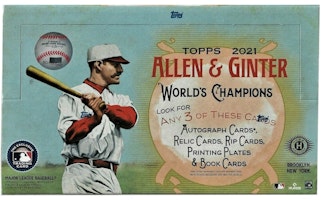 2021 Topps Allen & Ginter Baseball Hobby Box 2021 Topps Allen & Ginter Baseball Hobby Box