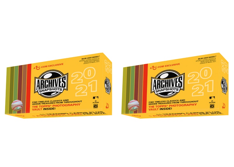 2021 Topps Archive Snapshots Baseball Box 2x Lot