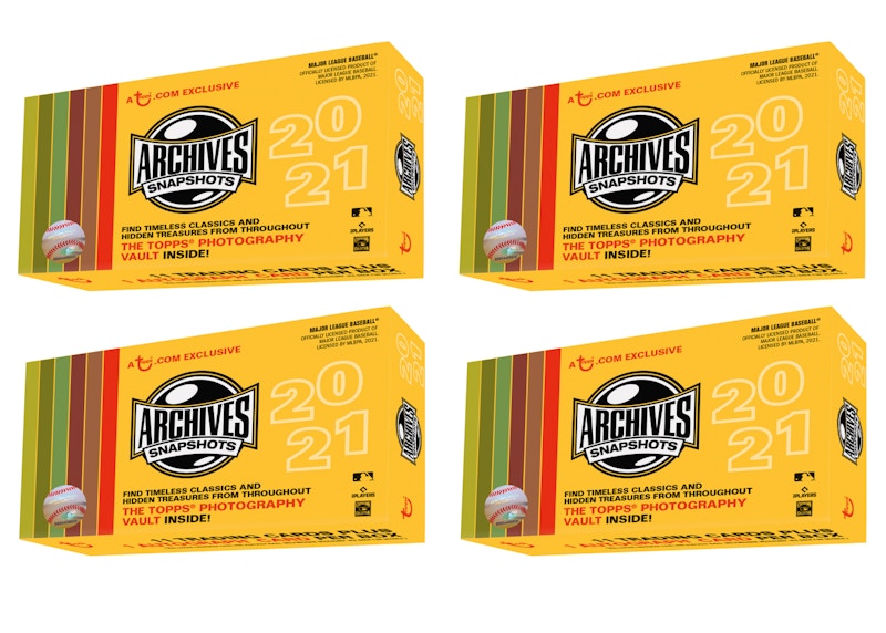 Buy 2021 탑스 아카이브 스냅샷 야구 박스 4개 세트 (56 characters)
