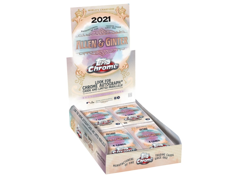 2021 Topps Chrome Allen & Ginter Baseball Hobby Box