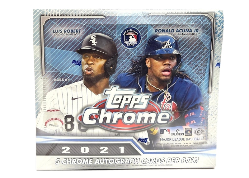 2021 Topps Chrome Baseball Jumbo Box